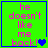 Green square with pink text 'he doesn't like me back!' and a blue heart symbol, displayed in four variations showing animation changes.