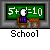 School icons for AIM, MSN, MySpace and Yahoo