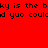 A static image divided into four quadrants with red, white, and pink backgrounds displaying repeated pixelated text.
