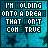Animated contact sheet of 21 frames showing a repeating text-based animation with blue starry background and pixelated text.