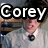 six showing a person in a light gray sweater and dark tie with text overlays changing across frames
