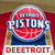 Two side-by-side Detroit Pistons basketball-themed buddy icons with red, blue, and white color scheme featuring 'PISTONS' text over a basketball graphic.