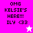 Pixelated text on a split background with two star icons, one white and one pink.