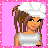 Pixel art contact sheet showing a female character in summer attire across four frames with "SUMMER LOVIN" text on pink background.