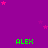 Purple background with pink stars and repeated green text 'ALEX' in a pattern, with a gray rectangle in the bottom-right corner