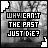 A 6-frame animated contact sheet showing identical black-and-white pixelated text over a blurred background of trees and water, with no visible animation changes between frames.