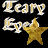A contact sheet of two animated frames showing the text "Team Eyed" with a golden star symbol on a black background.