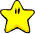 Six pixelated star-shaped icons in yellow, blue, green, red, purple, and dark purple arranged in two on a gray background