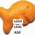A static image of orange fish-shaped crackers with multiple name labels overlaid, arranged in a on white background