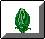 Pixelated purple rose bud transitions through stages of blooming into a fully open flower with layered petals and green foliage base.