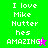 Pixelated text on split green and purple backgrounds with a small star symbol, transitioning to solid gray background.