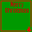 Green square with red border displaying 'Merry Christmas' text and small red tree icon in bottom-right corner.