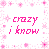 Pink pixelated text on white background with pink floral border, displaying four phrases in two