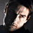 A contact sheet of five animated frames showing a character from War of the Worlds with three distinct facial expressions and two text-based icons below, all in low-resolution pixel art style.