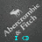 Pixelated icon with diagonal 'NARUTO' text, cloud-like shapes, and cyan text labels changing across frames.
