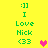 Green text and pixel art on yellow background with two heart variations in a static layout.