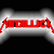 Animated contact sheet of Metallica logo frames with red and white text on black background, showing sequential animation changes across sampled frames.