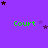 Purple background with green 'Court' text repeated in a , surrounded by small purple and dark purple stars