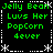 Green pixelated text on black background with white dashed borders and star motifs, repeated in a