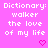 Pixelated text on a pink background with small heart symbols in various positions.