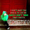 A person in a green hoodie and black pants stands before red doors, with text above and below them.