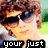 six pixelated showing a person with brown curly hair and sunglasses, each containing distinct text overlays