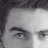 A black-and-white split image shows a person's face on top and text with a red heart symbol below.