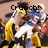 Animated sequence showing football players in yellow and blue uniforms with text overlays changing from 'Crunch!' to 'Ouch!' then 'Thats Troy'.