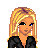 Pixel art of a blonde woman in a black jacket and blue jeans with text overlays reading 'TUFF', 'TUFF TO', 'TUFF TO BEAT?', 'GURL, I'M', 'UN-STOBB-ABLE', 'TRYIN' 2 TAKE ME?', 'HAHA', 'MISSION', 'IMPOSSIBLE' in various positions.