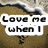A beach scene with text and a heart drawing, where the heart changes from two separate lines to a complete shape.