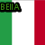 Pixelated text overlays on a green-white-red striped background with gray lower section.
