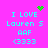 Pixelated cyan text on bright pink background with green pixel art symbols, animated changes in symbol positions and counts.