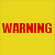 six colored with pixelated text: yellow display 'WARNING' in red and white, blue show 'i will DRAW for food!!' and 'and for a 1000_000 page views..', and a light blue reads 'but mostly food!!!'