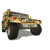Animated vehicle with large tires and red lights on a white background, showing motion blur in different frames.