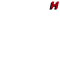 Red stylized 'H' characters in various orientations and sizes on a gray background, with one animation frame showing red curved lines.