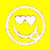 Six identical smiley face icons arranged in a , each with white outline on solid colored backgrounds