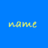 Static pixel art displays 'HOME' in light green and yellow block letters on solid blue background with slight blurring.