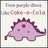 Pixelated pink dinosaur with dark purple spikes and spots, standing on a light background with blurred text above.