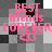 Pixelated image with pink text and symbols on a gray-and-black checkered background, showing repeated 'BEST friends FOREVER' phrases.