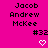 Pixelated text and symbols on a bright pink background with two identical side-by-side layouts.