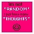 Pixelated buddy icon with four distinct sections: pink, blue, white, and black containing text and characters