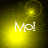 Yellow gradient background with white 'Mo!' text and a glowing circular light effect that shifts position across frames.