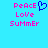 Pixelated text and a heart symbol on cyan background; left side shows blue outline heart, right side solid pink.