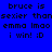 Pixelated text on blue and cyan backgrounds with identical phrases across four quadrants.