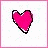 Pixelated pink heart icon transitions from solid to broken state with text labels 'Before' and 'After' below respective states.