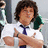 A pixelated image shows a person in a white shirt and dark blue tie with arms crossed, next to bold white text on a black background reading "PUCK YOU, SIR!".
