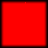 Four identical red squares arranged in a with black borders between them, each square containing a small horizontal line near the top center