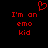 Red pixelated text and heart symbol on black background, with identical left and right sections.