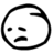 Static black-and-white icon set featuring a sad face, plus sign, steaming cup, equals signs, and distorted text "SCIENCE" with gray rectangle.