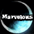 Four circular display a moon-themed animation with text changes across frames, showing partial phrases against a black background
